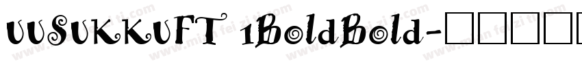 UUSUKKUFT 1BoldBold字体转换